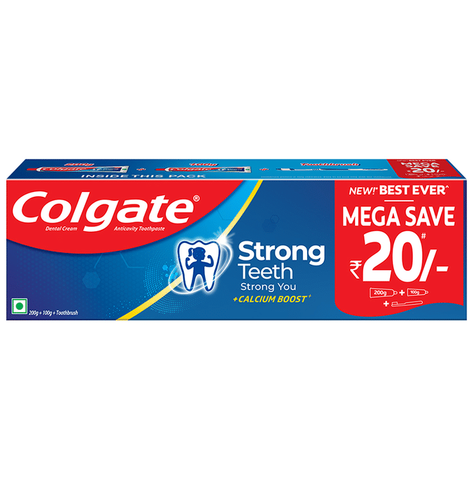 Colgate Strong Teeth Toothpaste Saver Pack