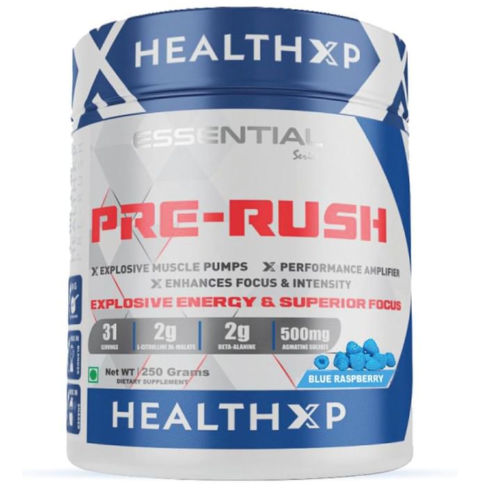 HealthXP Pre-Rush Blue Raspberry