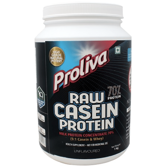 Nutrisattva Raw Casein Protein Powder Unflavoured