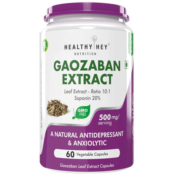 HealthyHey Gaozaban Extract Ratio 10:1 Vegetable Capsule