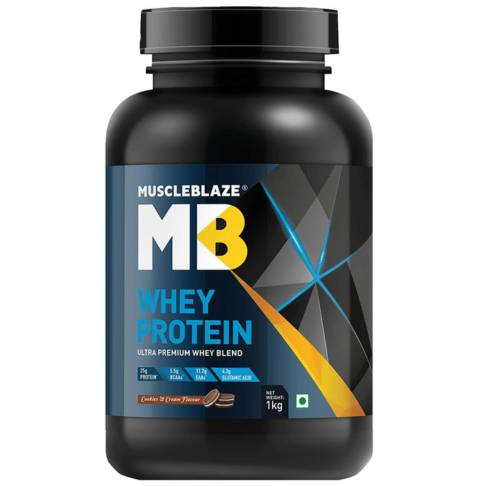 MuscleBlaze MB Whey Protein Cookies & Cream