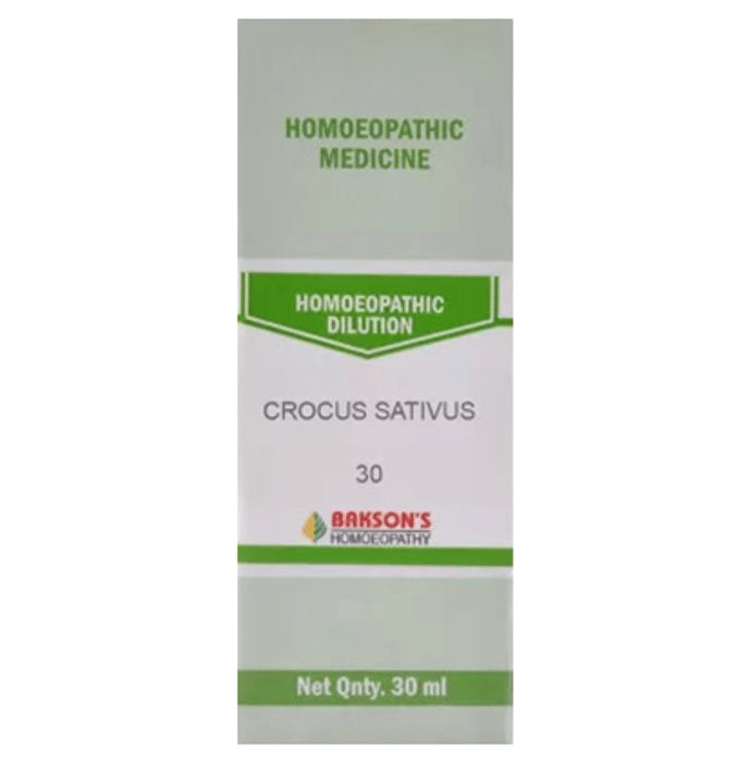 Bakson's Crocus Sativus Dilution 30