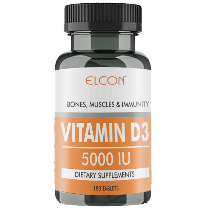 Elcon Vitamin D3 5000IU Tablet