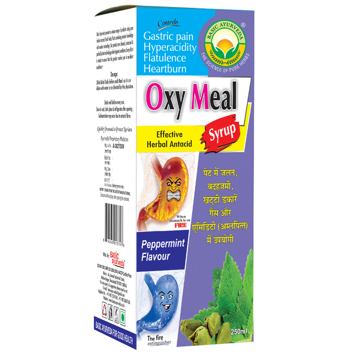 Basic Ayurveda Oxy Meal Syrup Peppermint