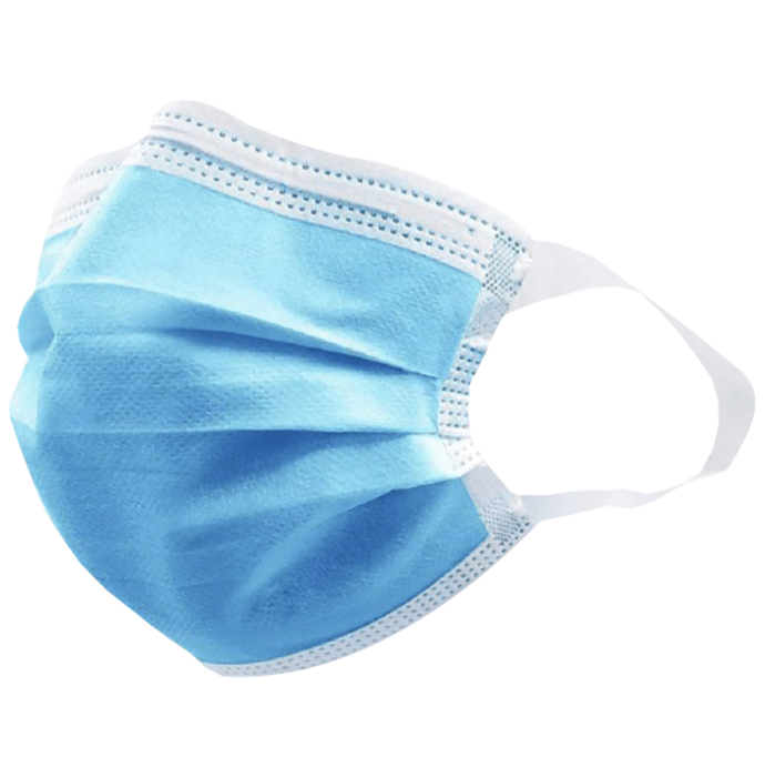 Suchi 3Ply Pullout Facemask for Kids Blue