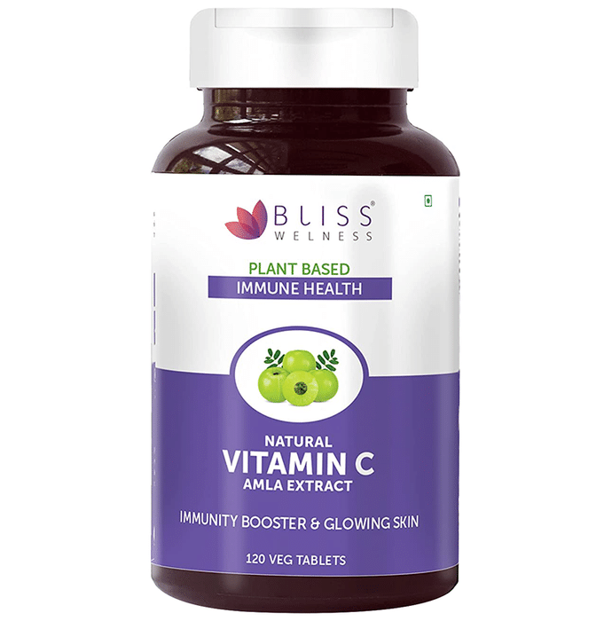 Bliss Welness Immune Health Natural Vitamin C Amla Extract Veg Tablet