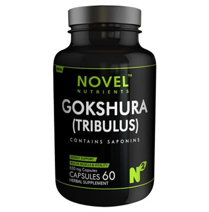 Novel Nutrients Gokshura (Tribulus) 850mg Capsule