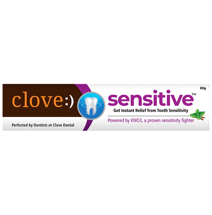 Clove Sensitive Toothpaste with Anti-Sensitivity & Fluoride Formulation