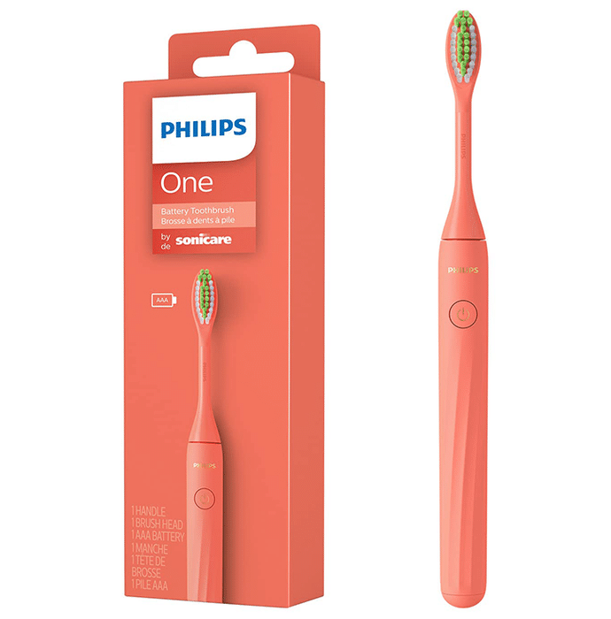 Philips HY1100/51 One Battery Electric Toothbrush By Sonicare