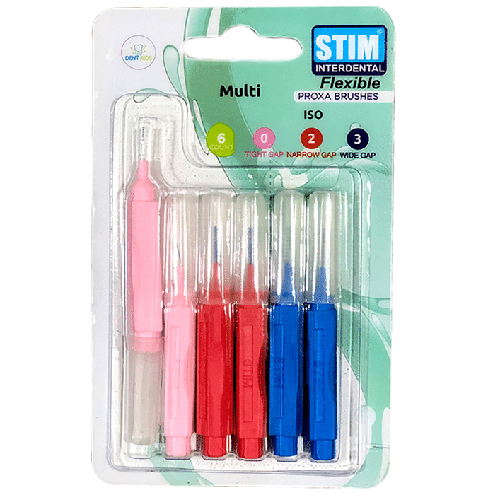 Stim Interdental Proxa Brushes (Multi) Flexible
