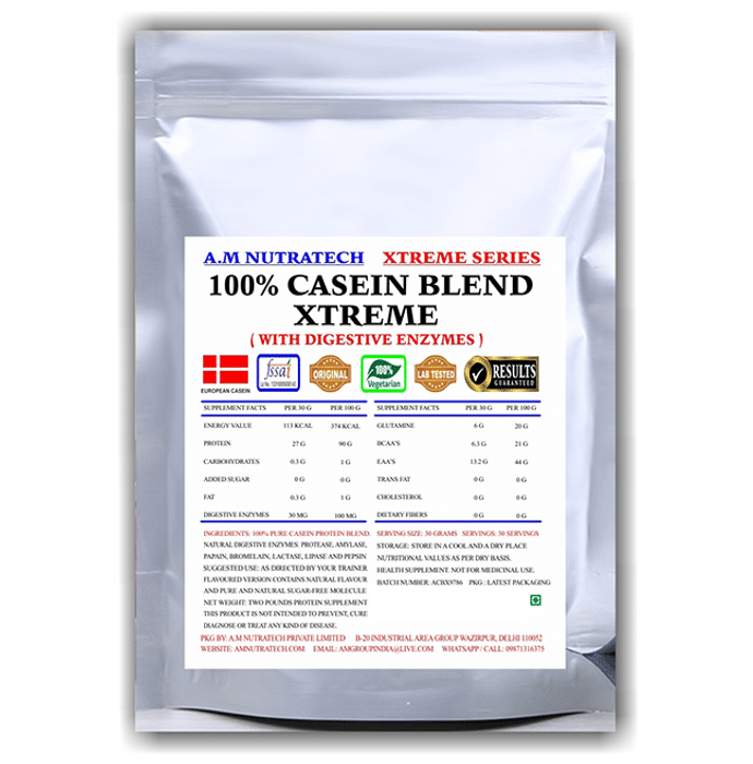 A.M Nutratech Xtreme Series 100% Casein Blend Xtreme
