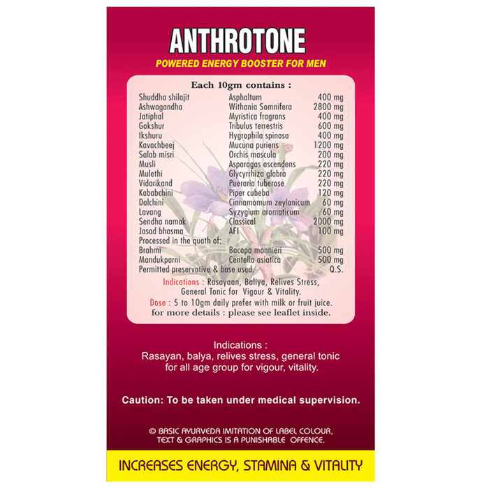 Basic Ayurveda Anthrotone Granules