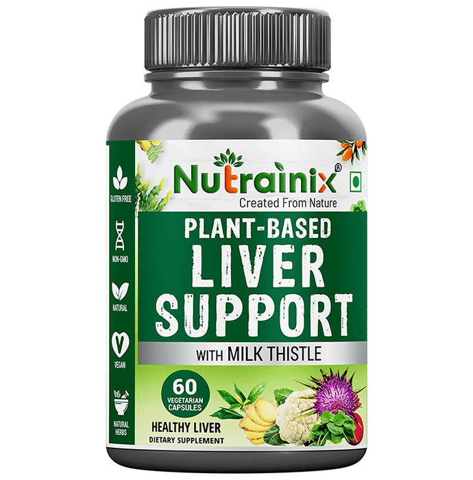 Nutrainix Organic & Plant-Based Liver Support Vegetarian Capsule