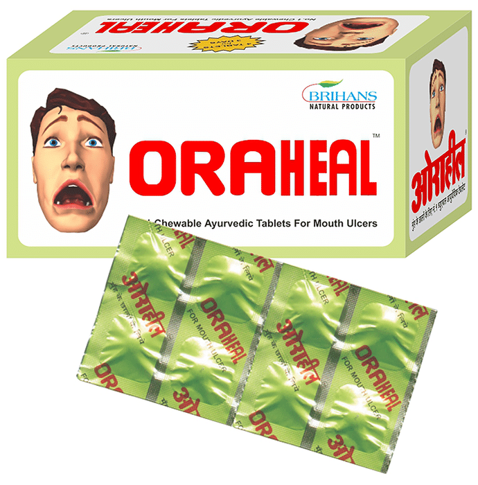 Oraheal Mouth Ulcer Chewable Tablet (8 Each)