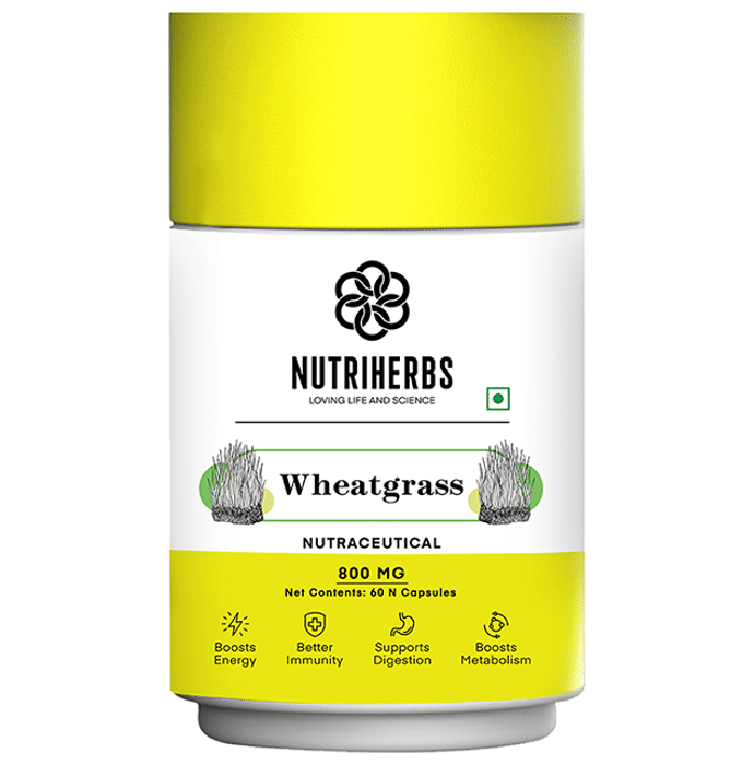 Nutriherbs Wheatgrass 800mg Capsule