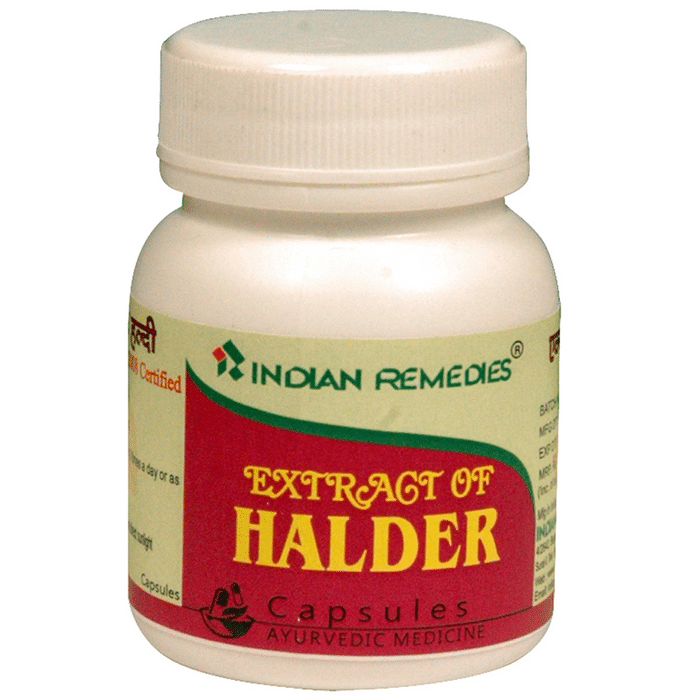 Indian Remedies Extract of Halder Capsule