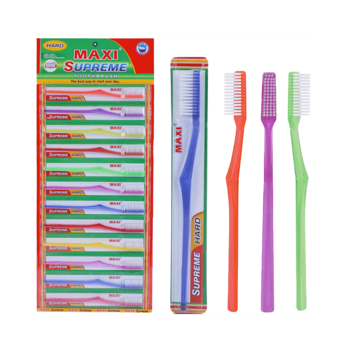 Maxi Supreme Hard Toothbrush