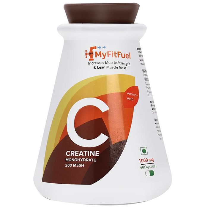 My FitFuel Creatine Monohydrate 200 Mesh 1000mg Capsule