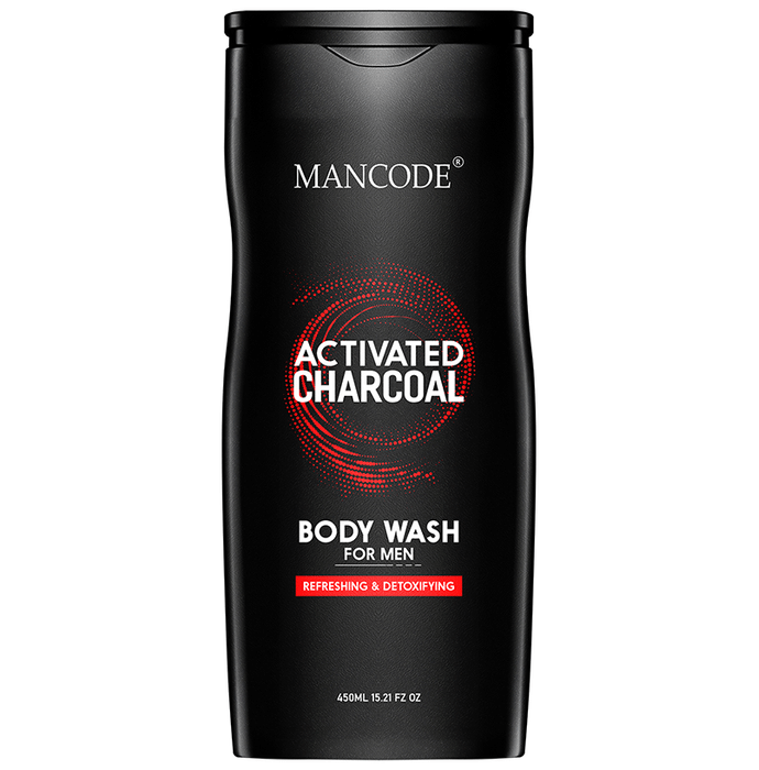 Mancode Activated Charcoal Body Wash For Men