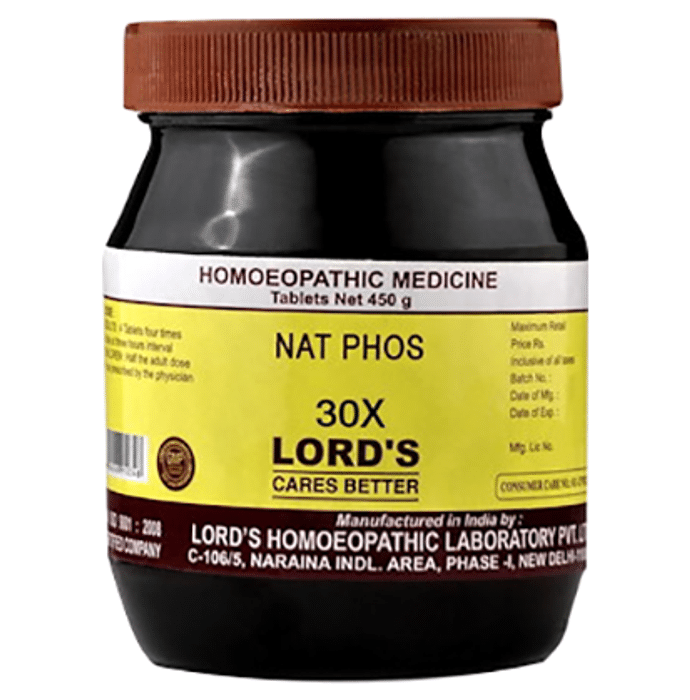 Lord's Nat Phos Biochemic Tablet 30X