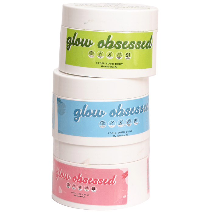 Spoil Your Body Combo Pack of Blue Clay Mask, Pink Clay Mask & Green Clay mask (75gm Each)