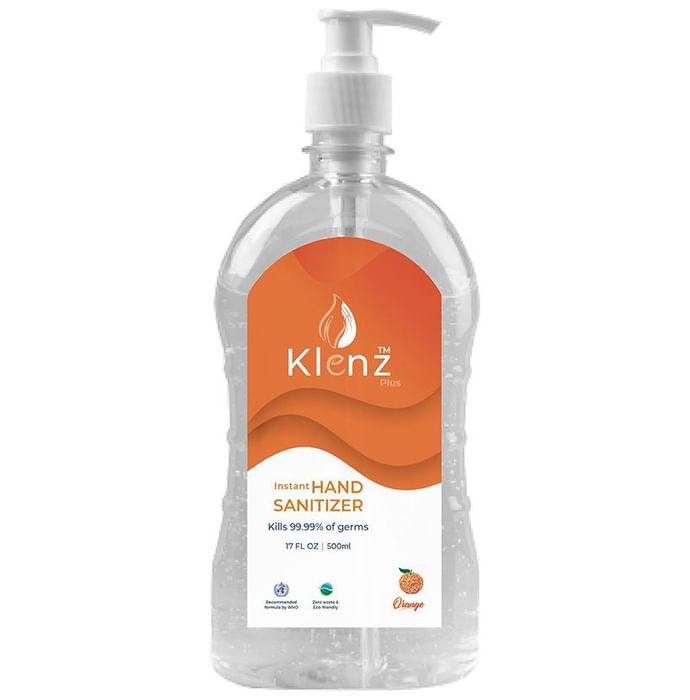Klenz Plus Instant Hand Sanitizer Orange