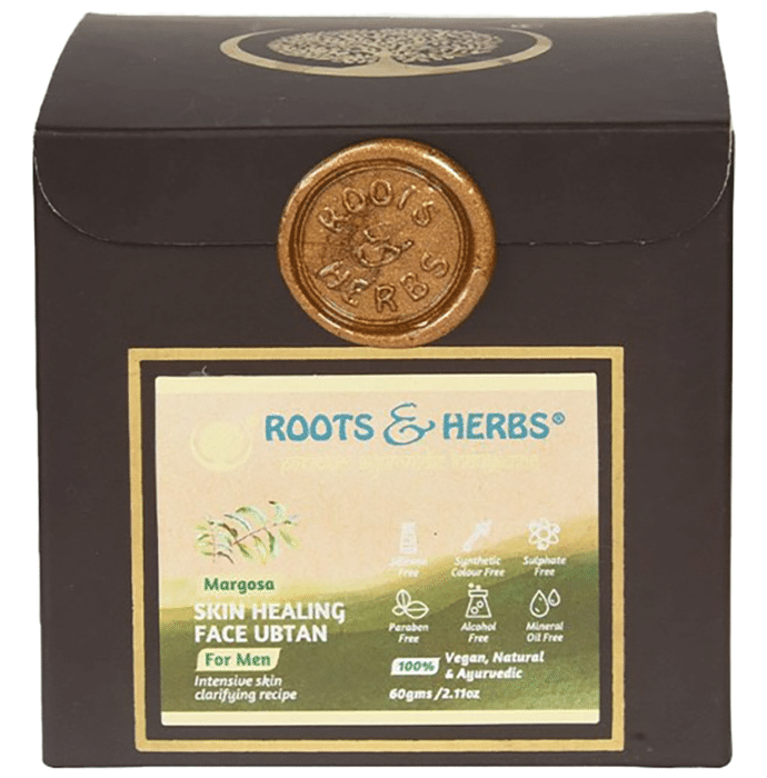 Roots and Herbs Margosa Skin Healing Face Ubtan for Men