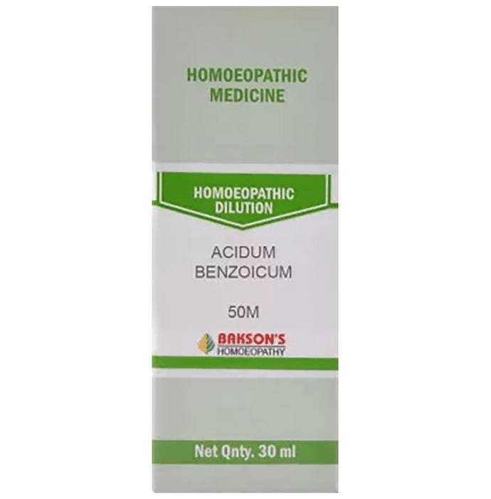 Bakson's Acidum Benzoicum Dilution 50M