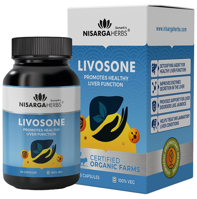 Nisarga Herbs Livosone Veggie Caps