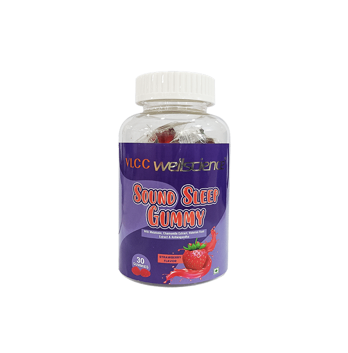 VLCC Wellscience Sound Sleep Gummy Strawberry