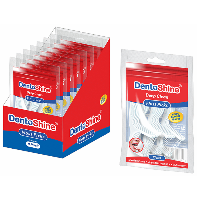 DentoShine Floss Picks (15 Each)