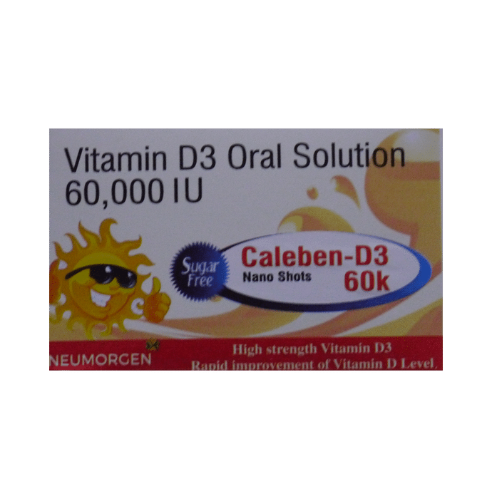 Caleben-D3 60K Nano Shot (5ml Each) Sugar Free