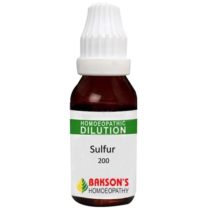 Bakson's Sulfur Dilution 200 CH