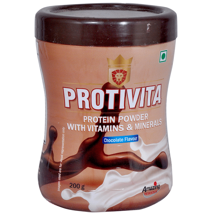 Amazing Research Protivita Protein Powder with Vitamins & Minerals Chocolate