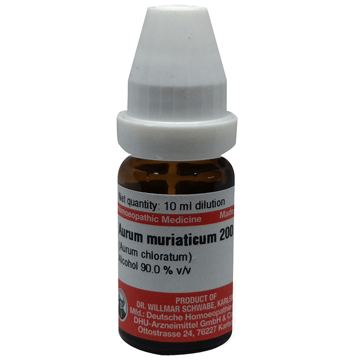Dr Willmar Schwabe Germany Aurum Muriaticum Dilution 200