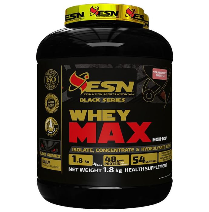 ESN Black Series Whey Max Powder Strawberry Souffle