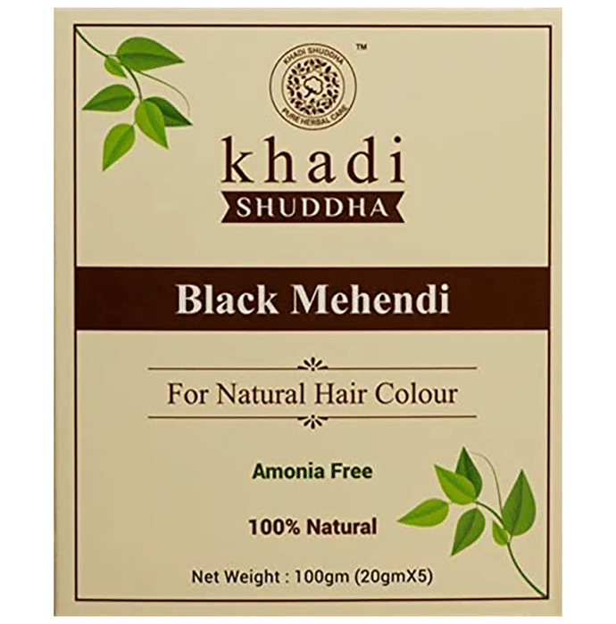 Khadi Shuddha Black Mehandi Powder