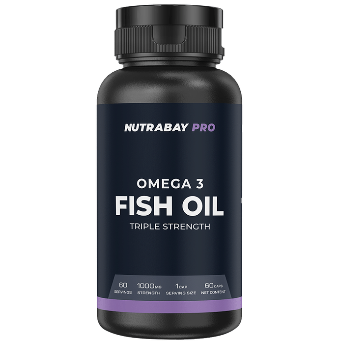 Nutrabay Pro Omega 3 Fish Oil Triple Strength Capsule