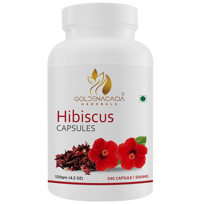 Goldenacacia Herrbals Hibiscus 500mg Capsule