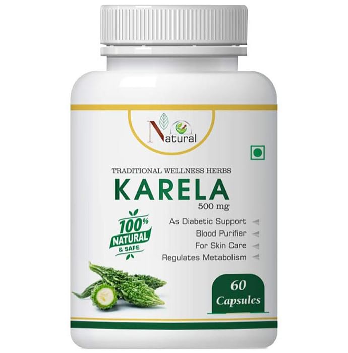 Natural Karela 500mg Capsule