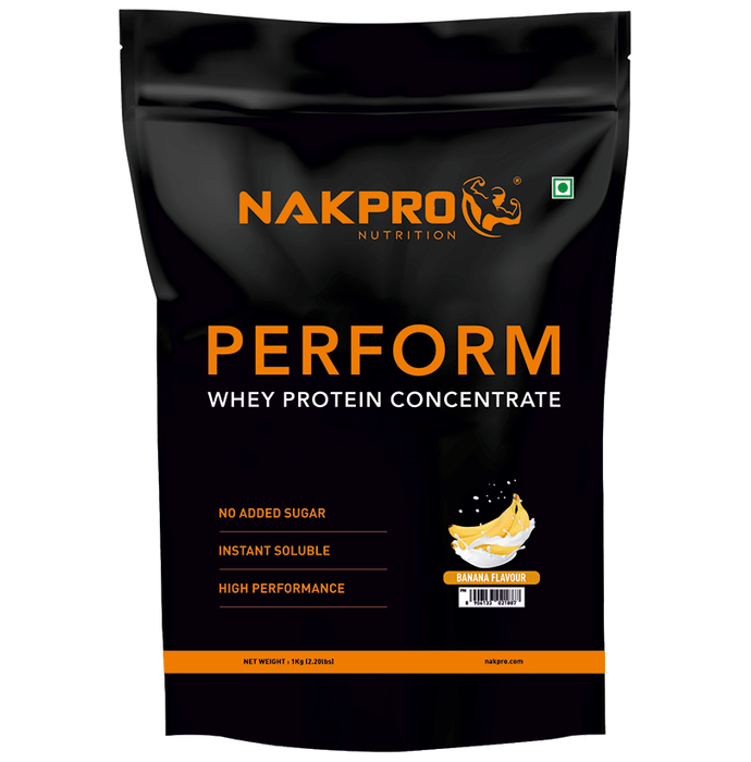 Nakpro Nutrition Perform Whey Protein Concentrate Banana