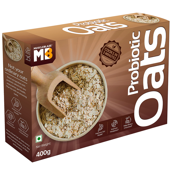 MuscleBlaze Probiotic Oats