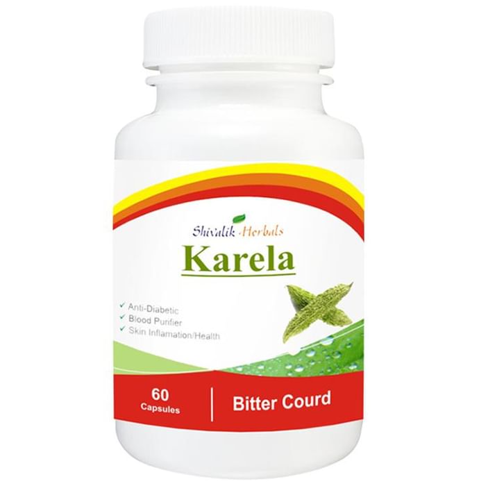 Shivalik Herbals Karela 500mg Capsule Pack of 2