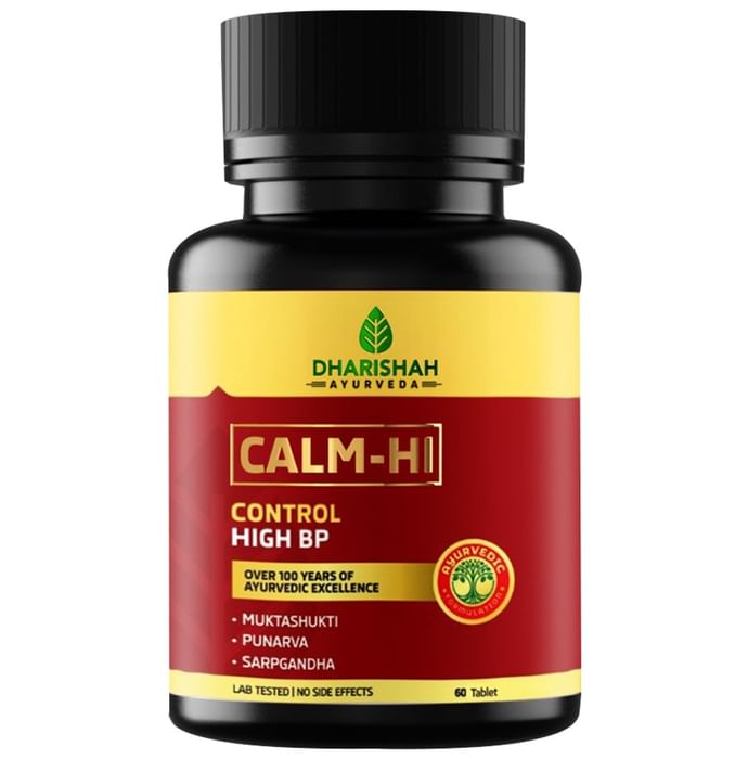 Dharishah Ayurveda Calm-Hi Tablet Control High BP