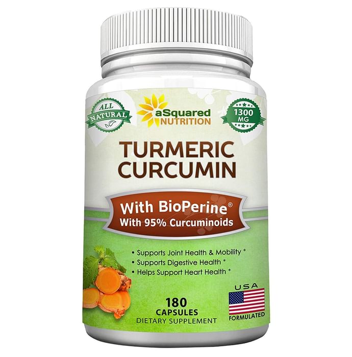 Asquared Nutrition Turmeric Curcumin Capsule