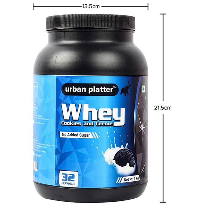 Urban Platter Whey Protein Concentrate Powder Cookies & Cream