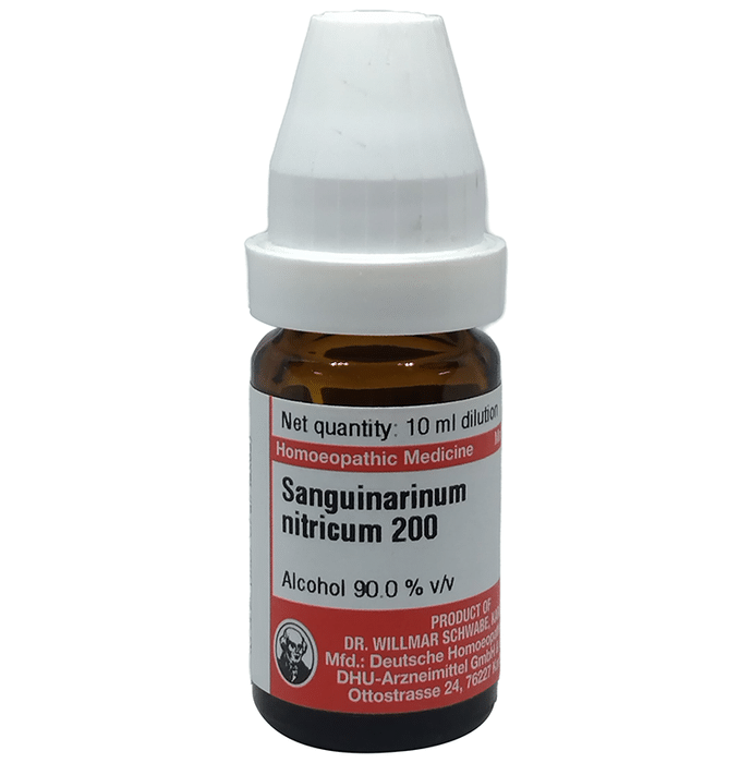Dr Willmar Schwabe Germany Sanguinaria Nitricum Dilution 200