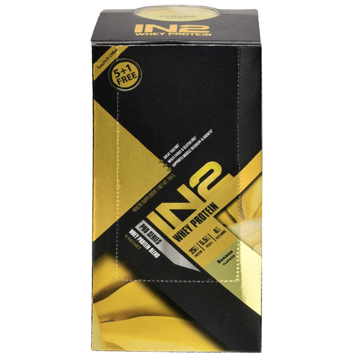 IN2 Whey Protein Sachets (5+1 Free) Banana