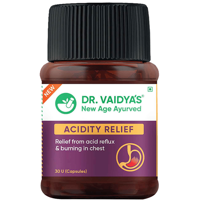 Dr. Vaidya's Acidity Relief Capsule (30 Each)
