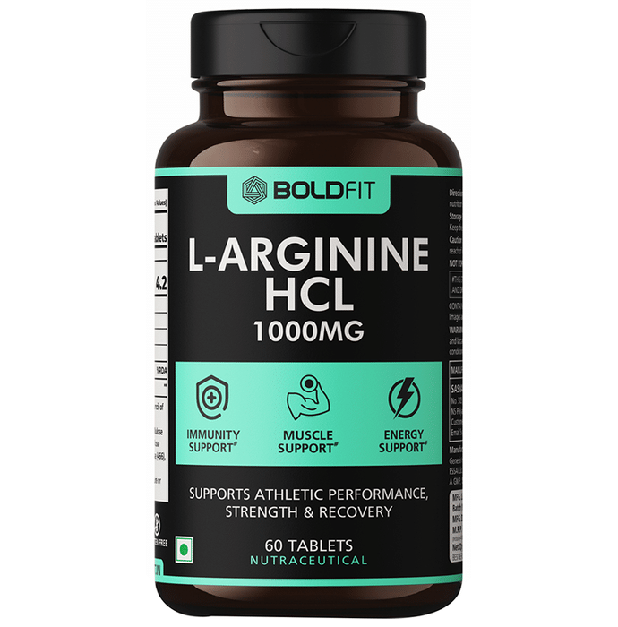 Boldfit L-Arginine HCL 1000mg Tablet